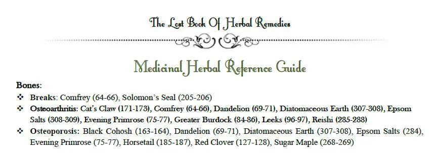 medicinal herbal reference guide screenshot
